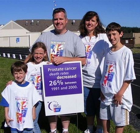 The Coles at last year's Relay for Life....