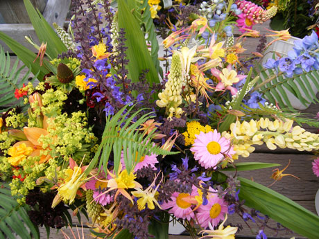 Flowers for sale at the market....