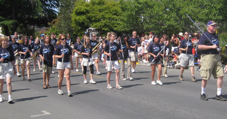 This year's Community Band in the Fourth of July Parade