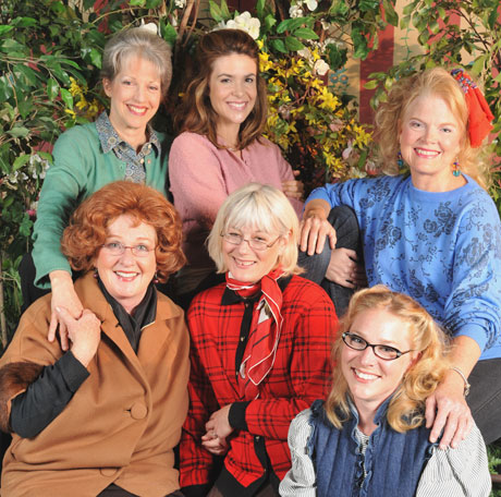 That's the cast of Steel Magnolias: (back, left to right): Deb, Natalie, Jandira; (front): Maureen, Lorie, and Kaitlyn. George Iliff provides off-stage voice work as well.