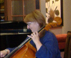 Sally on the cello