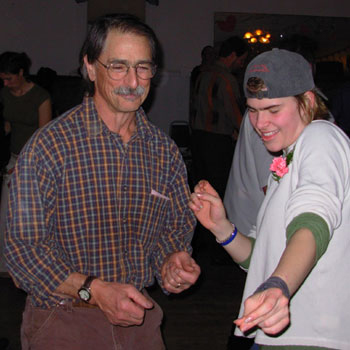 That's Emily dancing with her dad John at the Father/Daughter Dance three years ago....