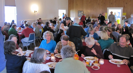The Grange was packed (or nearly packed) for the entire four hours of dinner on Thursday afternoon....