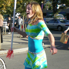 Friday Harbor High's homecoming parade in 2007 was a blast - just ask then-freshman Hannah Starr.
