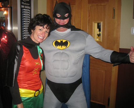 That's Colleen & Kevin, ready to take care of Gotham City....