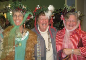 That's Francie (left), Lori & Jeannie at last year's Holiday Marketplace....