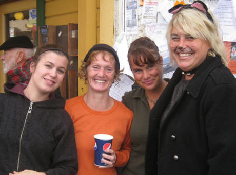 The staff at the Rocky Bay is ready to serve you! That's them on Halloween....