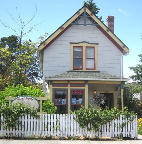 Serendipity is located in the 1904-era Presbyterian manse...