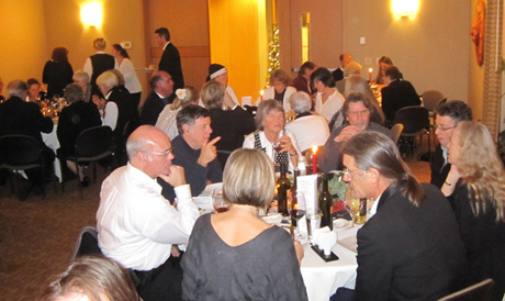 It was a packed room for dinner at the San Juan Room at Friday Harbor House...
