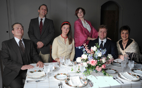 That's "The Dining Room" cast: Dorian, James, Rosa, Amanda, Nick and Marcy
