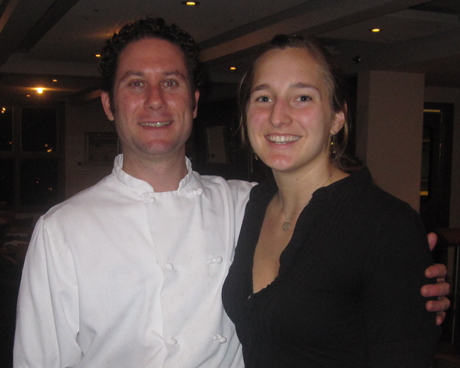 The Bluff's Jodi welcomes new chef Joseph Foriska to the restaurant, located in the Friday Harbor House.
