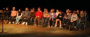 spell2 There were 22 participants in yesterday's Community Spelling Bee at the Community Theatre...