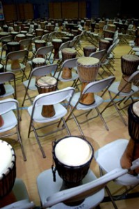 Drums - tonight at the elementary school!