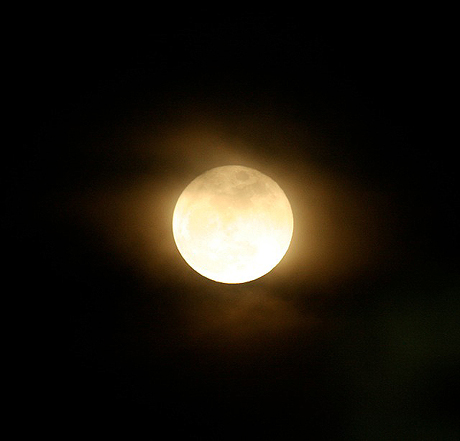Last night's moon...photo by Cyndi Brast.