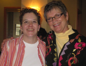 That's Deanna & Seanene after their successful open house at Village at the Harbour assisted living last weekend.