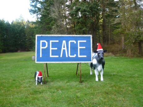 Happy Holidays from Cow and Pig!