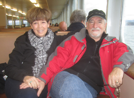 It was good to run into Steve & JoAnn Ashlock on the ferry to Victoria over pre-Christmas weekend - they have their boat docked in Anacortes these days where they live aboard, but got away for a couple of days in Victoria.....