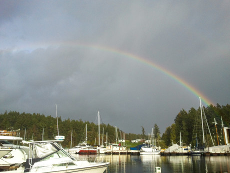 Roche Harbor Rainbow - Kevin Holmes photo