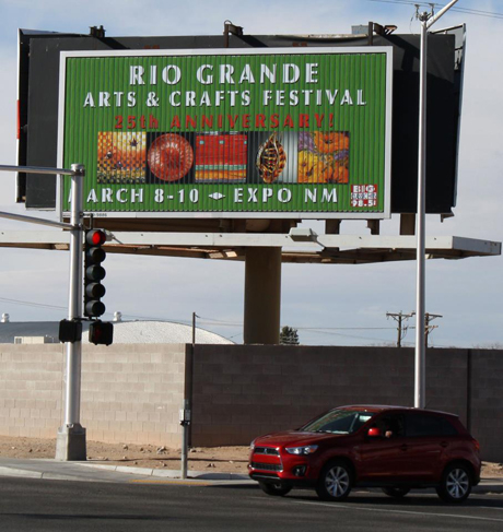 There are three billboards near Albuquerque, NM with islander Barbara Dollahite's pictures....wow!