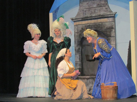 Skyler Moeder, Bridget Booth, Penelope Haskew and Trudy Loucks appearing in Into the Woods