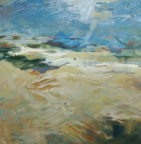 Coastal Marsh, Carmel River  by Ann Walbert