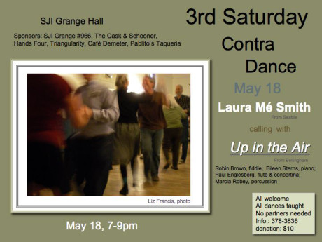It's time once again for the 3rd Saturday ContraDance
