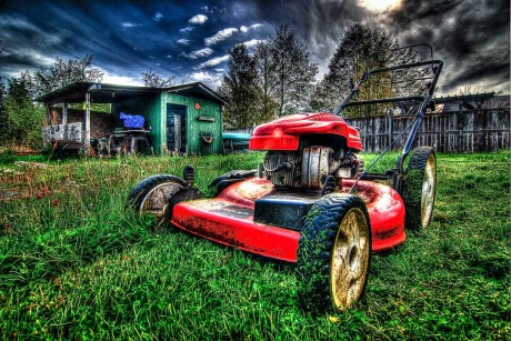 HDR Lawnmower - Tim Dustrude photo