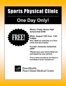 Free-Sports-Physical-Clinic-Flyer