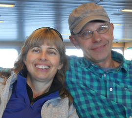 How cool is that? We caught up with Wendy & Carl on the way to camping on Vancouver Island.....