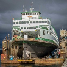 M/V Elwha in Drydock last year - Click for larger image - Aaron Shepard photo 