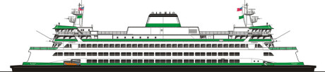 Olympic class ferry rendering - Click for larger view - WSF image from WSF Flickr site