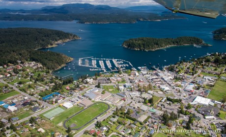 Friday Harbor from the air - Click to enlarge - Teren Photography photo