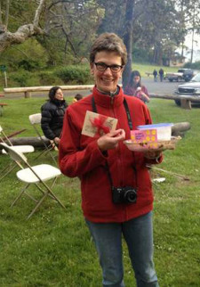 Last year's Happy pie contest winner Shaun Hubbard with all the winnings. This could be you... - Contributed photo