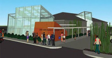 Artist's rendering of the completed building