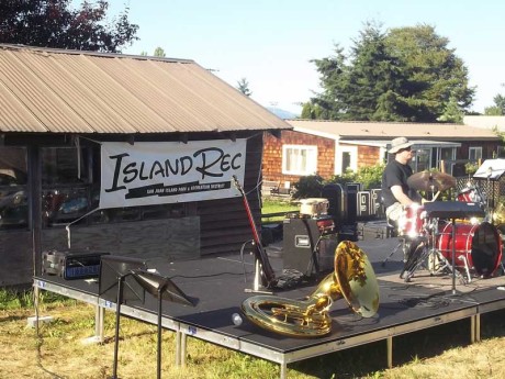 FANS Helps to Fund New Stage for Music on the Lawn - Click to enlarge - Contributed photo