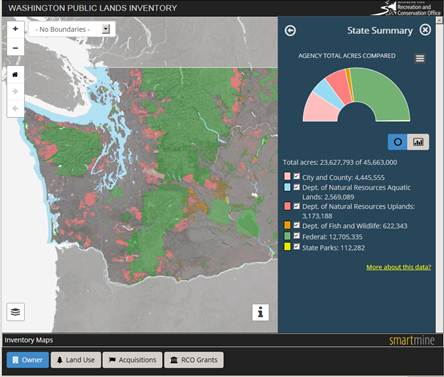 State Unveils New Online Map of Public Lands in Washington