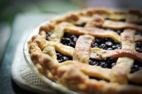 Mmmmmmm!!! Delicious homemade Blueberry Pie! - Photo courtesy of Janelle Bendycki Photography:  http://www.janellebphotography.com/food/ 