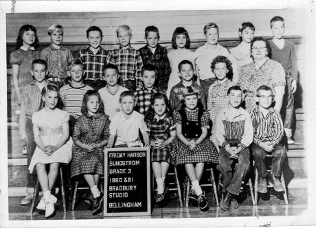 Winnie Sundstrom's 1960-1961 3rd grade class - SJI Historical Museum photo