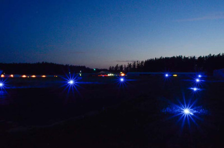 LED Taxiway Lights currently installed at the airport - SJ Update photo