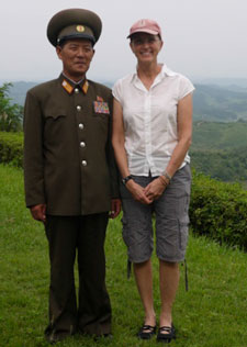 Judy Chovan in North Korea - Contributed photo