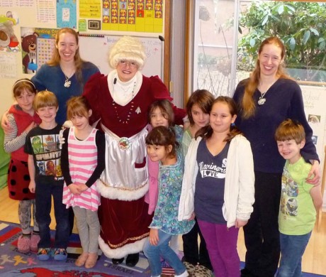 Mrs. Santa Claus visited the kids at Stillpoint School - Contributed photo