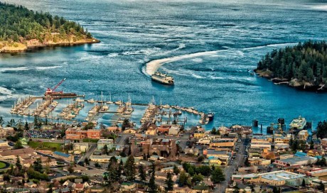 Friday Harbor from the Air on December 28, 2014 - Chris Teren photo