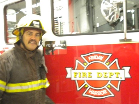 Mike MacLellan is this month's Volunteer Firefighter - Sheila Harley photo