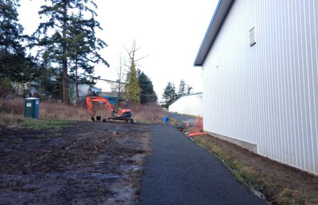 An improved section of the American Camp Trail near the Airport - SJ Update staff photo