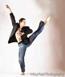 Danny Boulet, who dances the lead Prince in the ballet - Witty Pixel photo