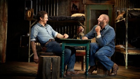 James Franco and Chris O’Dowd in Steinbeck's Of Mice and Men - Richard Phibbs photo