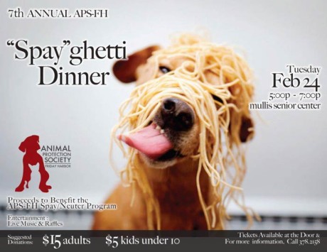 2015 Spay Ghetti Dinner is Tuesday, Feb.24