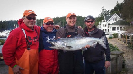 David Reep, Mt. Vernon, WA ~  is all smiles when his 22.3 oz. beauty knocked the 21.13 oz fish to second place late Friday - Contributed photo