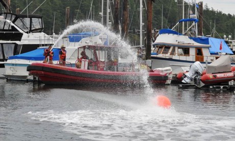 Fireboat demonstration - Contributed photo