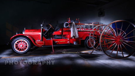 Vintage fire engine to be named “The Bill LaPorte” - Photo by Michael Bertrand Photography 